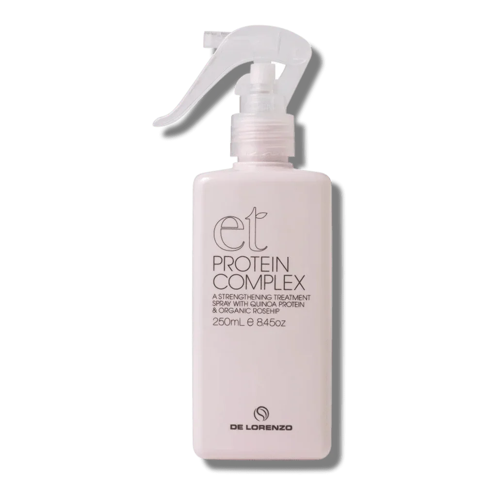 De Lorenzo Protein Complex treatment in a 250ml bottle, showcasing its sleek packaging and brand label.
