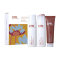 CPR Fortify Solution Trio Pack gift set with three skincare bottles, designed for nourishing and strengthening skin.