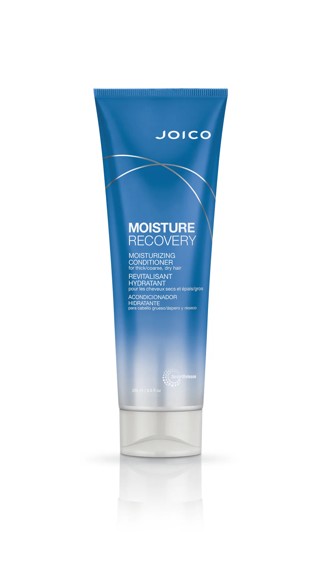 Joico Moisture Recovery Conditioner in a 250ml bottle, hydrating conditioner for dry and damaged hair, with nourishing ingredients.