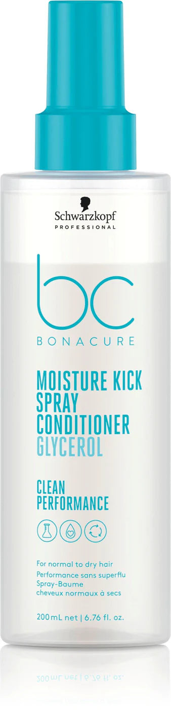 Schwarzkopf BC Clean Performance Moisture Kick Spray Conditioner - 200ml