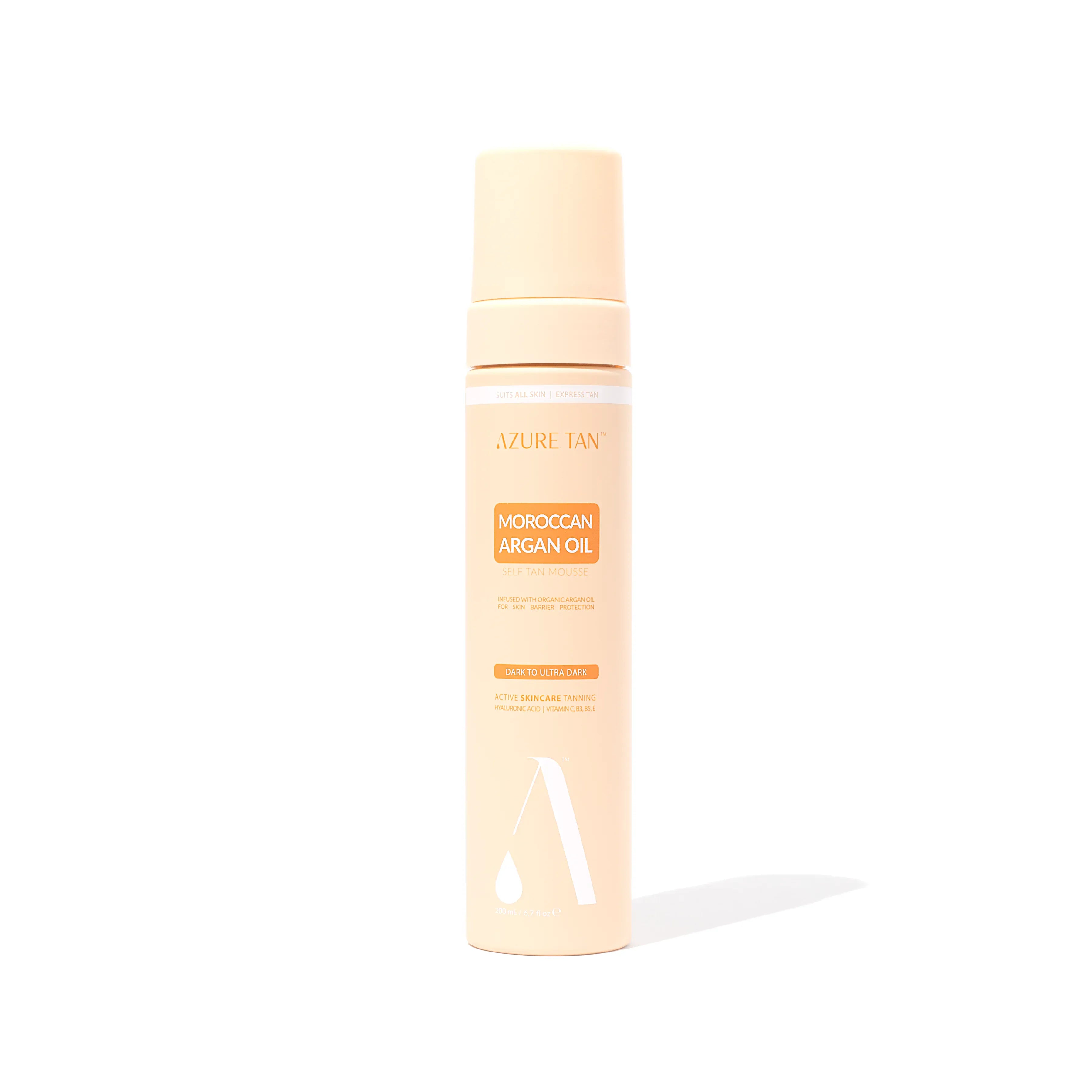 Azure Tan simple Azure Tan Self Tan Mousse - Moroccan Argan Oil - Dark To Ultra Dark 200ml