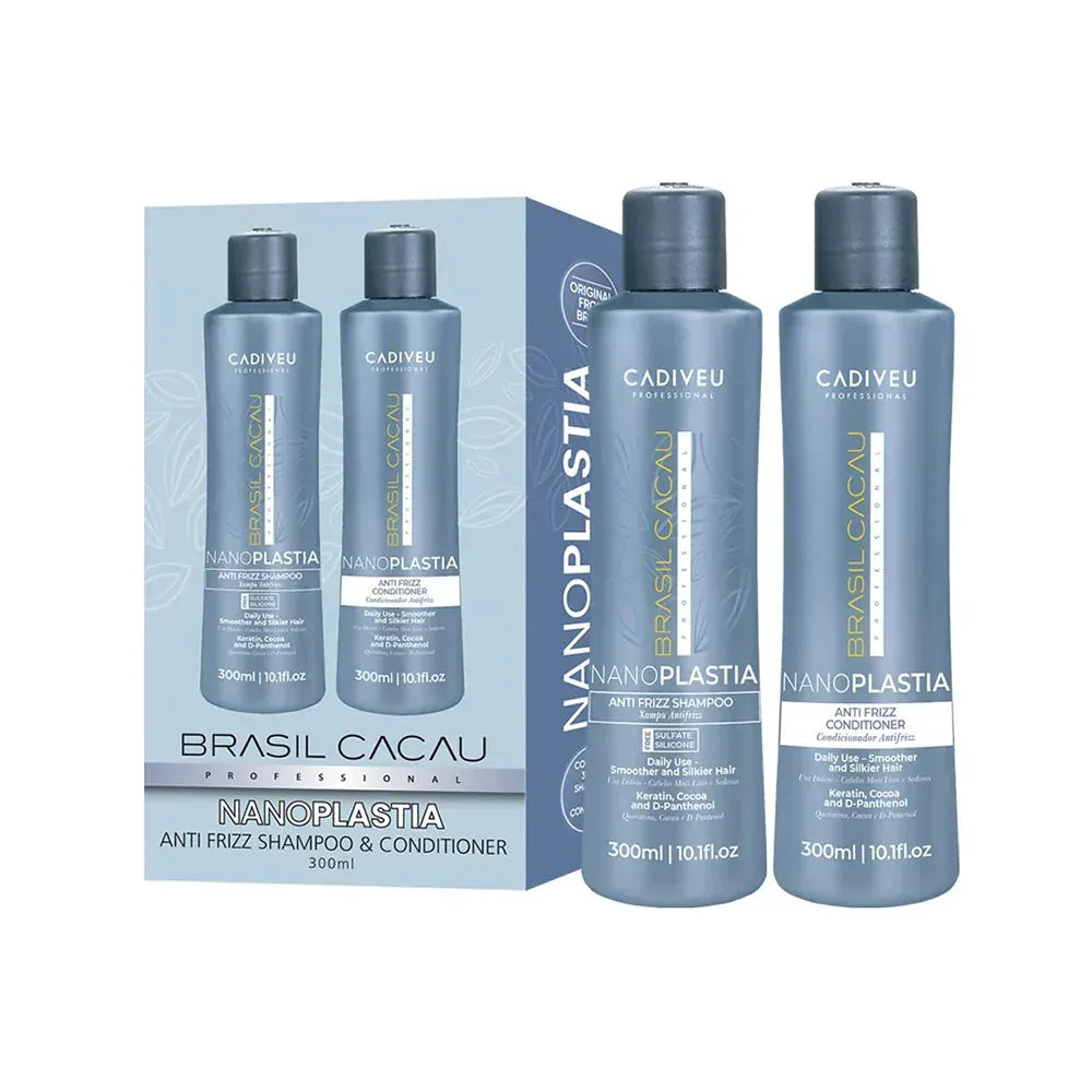 Brasil Cacau Shampoo & Conditioner Brasil Cacau NanoPLASTIA Duo Pack 300ml