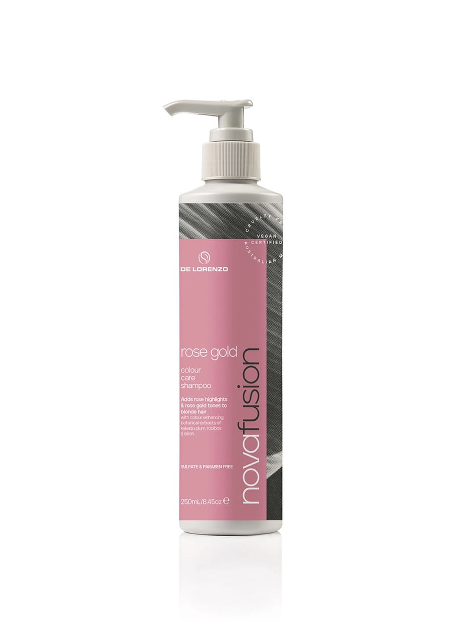 Delorenzo simple De Lorenzo - Novafusion - Rose Gold Shampoo 250ml