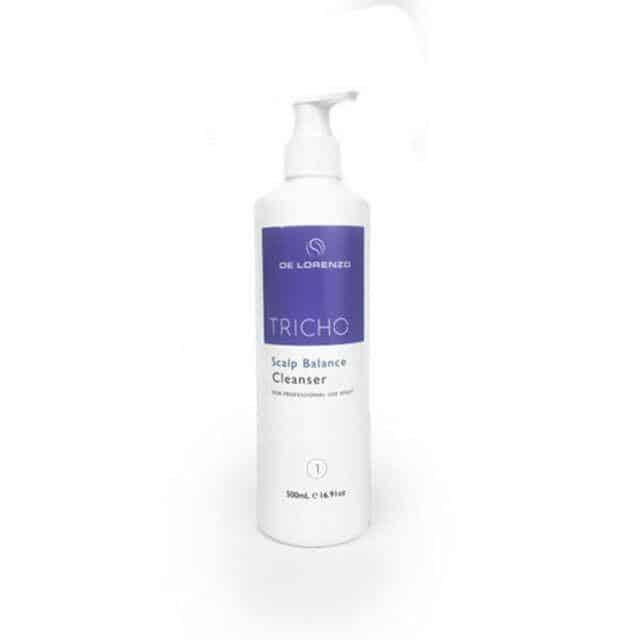 De Lorenzo Scalp Balance Conditioner 500ml bottle with a sleek design, suitable for scalp care and hydration.