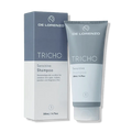 De Lorenzo Tricho Sensitive Shampoo 200ml bottle with a sleek design, suitable for sensitive scalps.